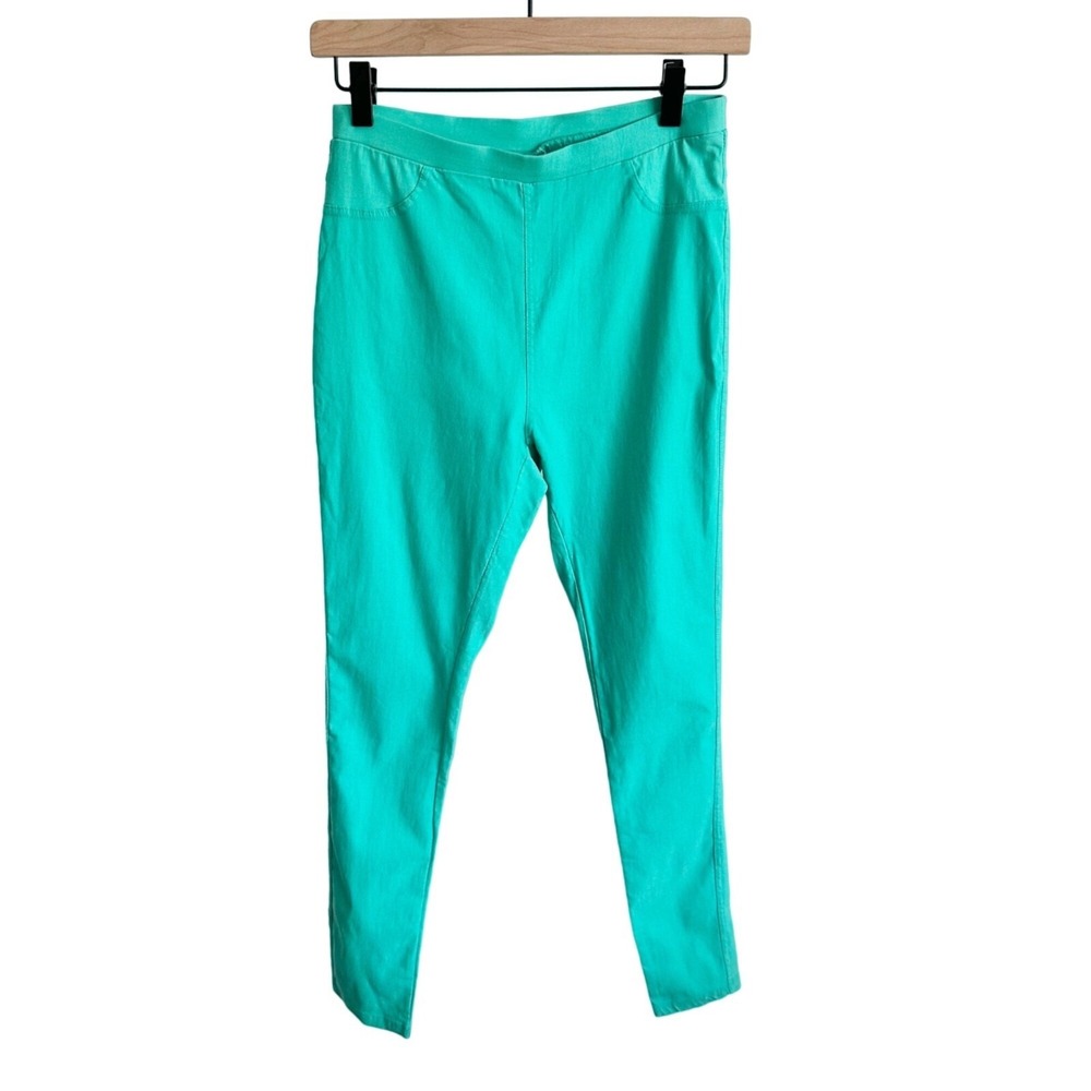 Steve Madden Rayon Stretch High Waist Pull On Leggings Sea Green‎ Size Large